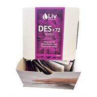 Liv Des +72, wipes single packed, CE kl 2a, 150pcs