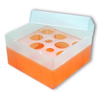 Box  for Scintillation Vials (Box+lid black)