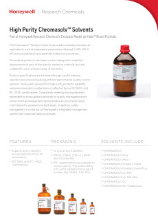 High Purity Chromasolv™ Solvents